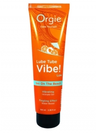 Гель с эффектом вибрации Lube Tube Vibe Low Sex On The Beach - 100 мл. - ORGIE - купить с доставкой в Кисловодске