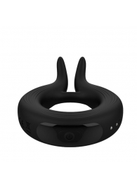 Черное эрекционное кольцо Marry Me Rechargeable Vibrating Cockring - Adrien Lastic - в Кисловодске купить с доставкой