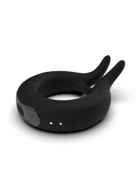 Черное эрекционное кольцо Marry Me Rechargeable Vibrating Cockring - Adrien Lastic - в Кисловодске купить с доставкой
