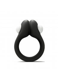 Черное эрекционное кольцо Zippy Vibrating Ring With Bullet - Adrien Lastic - в Кисловодске купить с доставкой