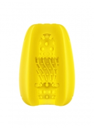 Желтый мастурбатор-яйцо Bisedze - LoveStore - в Кисловодске купить с доставкой