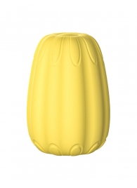 Желтый мастурбатор-яйцо Bisedze - LoveStore - в Кисловодске купить с доставкой