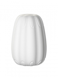 Белый мастурбатор-яйцо Bisedze - LoveStore - в Кисловодске купить с доставкой