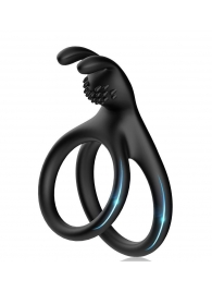 Черное эрекционное кольцо с подхватом мошонки - Boys of Toys - в Кисловодске купить с доставкой