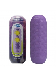 Фиолетовый мастурбатор Venus-X Twin balls - Baile - в Кисловодске купить с доставкой