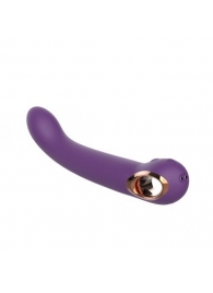 Фиолетовый силиконовый вибратор - 22,1 см. - Secwell