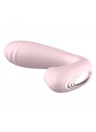 Нежно-розовый L-образный вибратор - 12,3 см. - Secwell