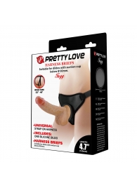 Страпон с универсальным поясом Fogg - 17,5 см. - Baile - купить с доставкой в Кисловодске