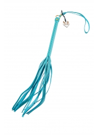 Голубая кожаная плеть - 50 см. - Pecado - купить с доставкой в Кисловодске