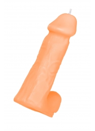 Оранжевая сувенирная свеча «Пенис» - Pecado - купить с доставкой в Кисловодске