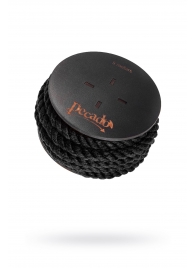 Черная веревка для шибари на катушке - 5 м. - Pecado - купить с доставкой в Кисловодске