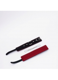 Черно-красные кожаные оковы - Crazy Handmade - купить с доставкой в Кисловодске