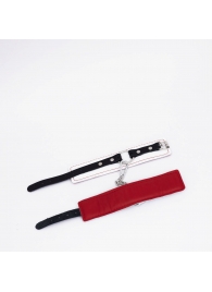 Бело-красные кожаные оковы - Crazy Handmade - купить с доставкой в Кисловодске