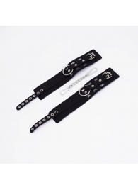 Черные кожаные оковы Sex - Crazy Handmade - купить с доставкой в Кисловодске