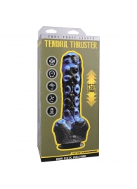 Черно-синяя мини-машина на присоске Tendril Thruster - 21,6 см. - Doc Johnson - купить с доставкой в Кисловодске