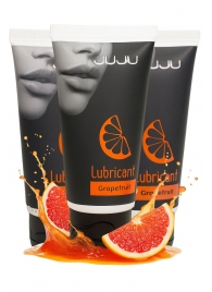 Набор из 3 съедобных лубрикантов JUJU со вкусом грейпфрута - JuJu - купить с доставкой в Кисловодске