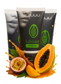 Набор из 3 съедобных лубрикантов JUJU со вкусом тропических фруктов - JuJu - купить с доставкой в Кисловодске