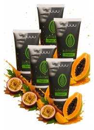 Набор из 5 съедобных лубрикантов JUJU со вкусом тропических фруктов - JuJu - купить с доставкой в Кисловодске