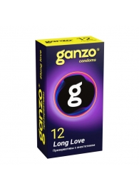 Презервативы с анестетиком для продления удовольствия Ganzo Long Love - 12 шт. - Ganzo - купить с доставкой в Кисловодске