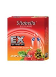 Стимулирующая насадка Sitabella Extender  Клубника - Sitabella - купить с доставкой в Кисловодске