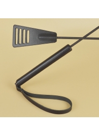 Черный кожаный стек «Сириус» - 60 см. - Sitabella - купить с доставкой в Кисловодске