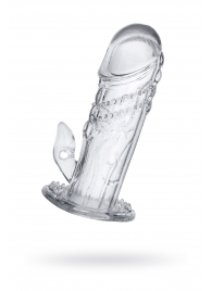 Прозрачная насадка на пенис Uco - 13 см. - A-toys - в Кисловодске купить с доставкой