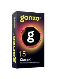 Классические презервативы с обильной смазкой Ganzo Classic - 15 шт. - Ganzo - купить с доставкой в Кисловодске
