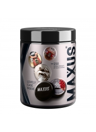 Черные утолщенные презервативы MAXUS Extra Strong с железным кейсом - 15 шт. - Maxus - купить с доставкой в Кисловодске
