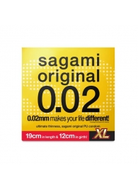 Презерватив увеличенного размера Sagami Original 0.02 XL-size - 1 шт. - Sagami - купить с доставкой в Кисловодске