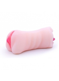 Телесный двусторонний мастурбатор - вагина и ротик - Boys of Toys - в Кисловодске купить с доставкой