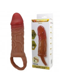 Реалистичная насадка на член Peirre - 15,5 см. - Baile - в Кисловодске купить с доставкой