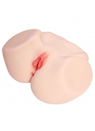 Мастурбатор-полуторс с двойным слоем материала и вибрацией Jenny Onahole Real Vagina - KOKOS - в Кисловодске купить с доставкой