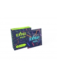 Светящиеся в темноте презервативы Expert Neon - 3 шт. - Expert - купить с доставкой в Кисловодске