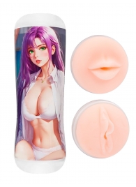 Двусторонний мастурбатор аниме - ротик и вагина - Tokyo Style - в Кисловодске купить с доставкой