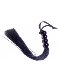 Черная силиконовая плеть - 37 см. - Boys of Toys - купить с доставкой в Кисловодске