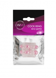 Прозрачная насадка на пенис с цветными шариками - Erowoman-Eroman - в Кисловодске купить с доставкой