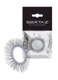 Круглое эрекционное кольцо с «ресничками» - Sextaz - в Кисловодске купить с доставкой