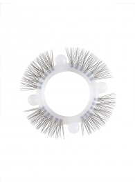 Эластичное кольцо с «ресничками» и 4 шариками - Sextaz - в Кисловодске купить с доставкой