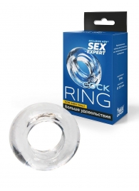 Прозрачное эрекционное кольцо-бублик - Sex Expert - в Кисловодске купить с доставкой