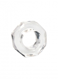 Прозрачное эрекционное кольцо в форме гайки - Sex Expert - в Кисловодске купить с доставкой