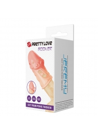 Телесная насадка на пенис Booker - 8 см. - Baile - в Кисловодске купить с доставкой