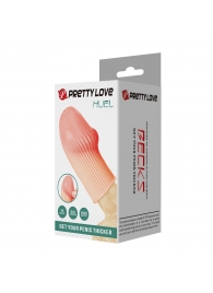 Телесная насадка на пенис Huel - 9 см. - Baile - в Кисловодске купить с доставкой