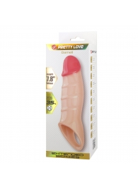 Телесная удлиняющая насадка на пенис Darnel - Baile - в Кисловодске купить с доставкой