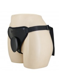 Черные трусики харнесс с платформой Caludio I - Baile - купить с доставкой в Кисловодске