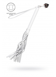 Белая кожаная плеть - 50 см. - Pecado - купить с доставкой в Кисловодске