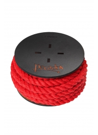 Красная веревка для шибари на катушке - 5 м. - Pecado - купить с доставкой в Кисловодске