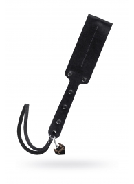 Черный кожаный пэддл - 32 см. - Pecado - купить с доставкой в Кисловодске