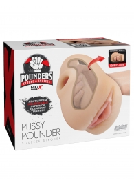 Телесный мастурбатор-вагина Pussy Pounder Squeeze Stroker - Pipedream - в Кисловодске купить с доставкой
