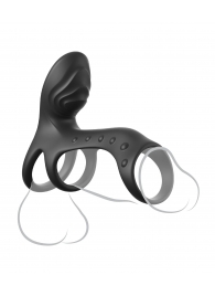 Черная насадка на пенис Ultimate Couples Cage Pro - Pipedream - в Кисловодске купить с доставкой