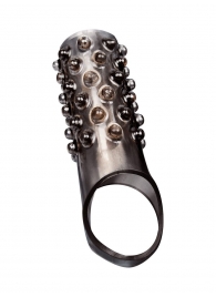 Дымчатая насадка на пенис с выпуклостями - 12 см. - Sex Expert - в Кисловодске купить с доставкой